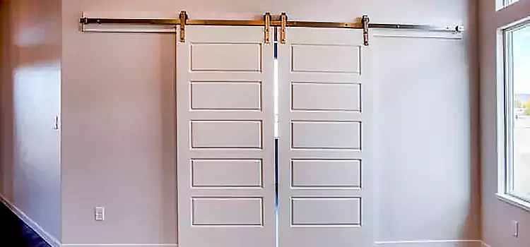 Glass Barn Door with Installation Hardware Kit North Tonawanda