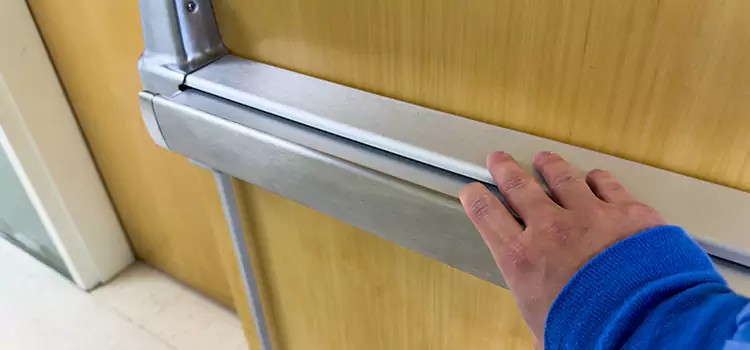 Installing a Push Bar on a Door North Tonawanda